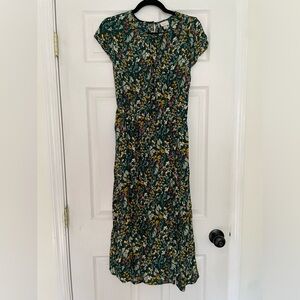 A New Day floral midi dress